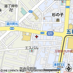 株式会社ハイソフテック函館オフィス周辺の地図