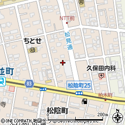 北海道函館市松陰町18周辺の地図