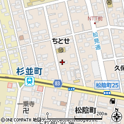 日本キリスト教団函館千歳教会周辺の地図