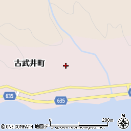 北海道函館市古武井町周辺の地図