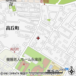 北海道函館市高丘町周辺の地図