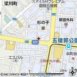 函館中央警察署本町交番周辺の地図