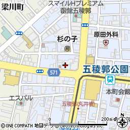 北海道銀行函館支店 ＡＴＭ周辺の地図
