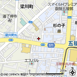 SHIKINA 函館ダイニング周辺の地図