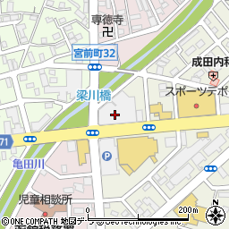 ココラーレ函館店周辺の地図