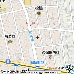 道南うみ街信用金庫函館支店周辺の地図
