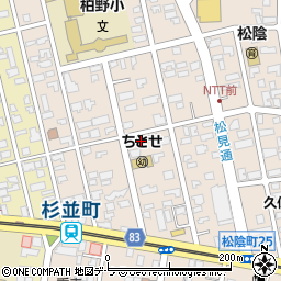 北海道函館市松陰町9-13周辺の地図