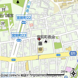 函館マリア院周辺の地図