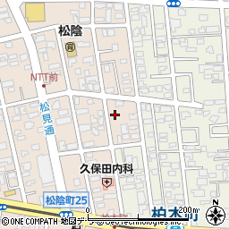 北海道函館市松陰町32-4周辺の地図