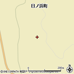 北海道函館市日ノ浜町周辺の地図