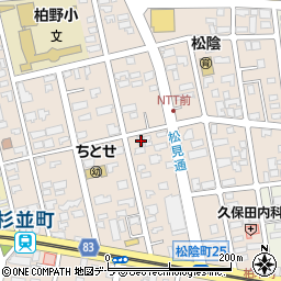 北海道函館市松陰町18-15周辺の地図