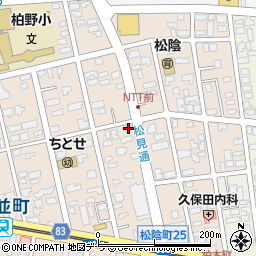 北海道函館市松陰町18-17周辺の地図