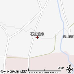 石田温泉周辺の地図