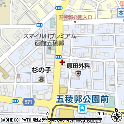 居酒屋 函館の蔵 函館市場直送周辺の地図