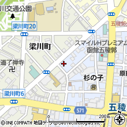 ザ・パーク函館本町第２駐車場周辺の地図