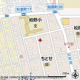 北海道函館市松陰町6-19周辺の地図