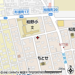 北海道函館市松陰町6-23周辺の地図