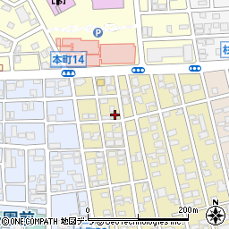 北海道函館市杉並町13-14周辺の地図