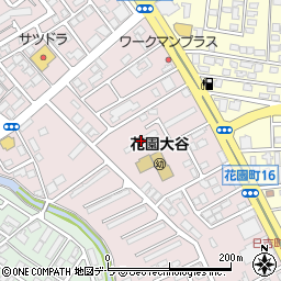 函館花園町郵政宿舎２号棟周辺の地図