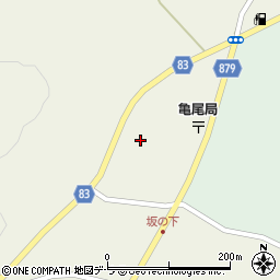 北海道函館市亀尾町4周辺の地図