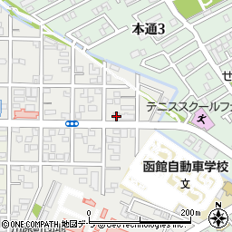 北海道函館市川原町21-10周辺の地図