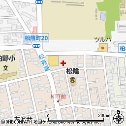 北海道函館市松陰町21周辺の地図