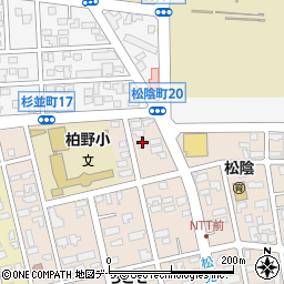 北海道函館市松陰町20-4周辺の地図