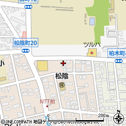 北海道函館市松陰町21-12周辺の地図