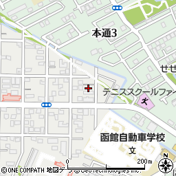 北海道函館市川原町21-15周辺の地図