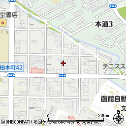 北海道函館市川原町周辺の地図