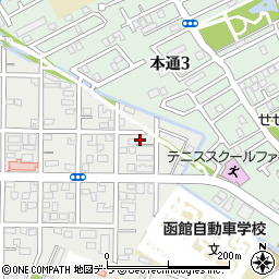 北海道函館市川原町21-16周辺の地図