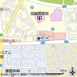 北海道函館市五稜郭町34-15周辺の地図