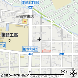 北海道函館市川原町7-17周辺の地図