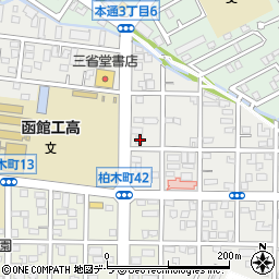 北海道函館市川原町7-19周辺の地図