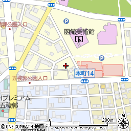 北海道函館市五稜郭町34-3周辺の地図