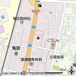 ピザハット函館　亀田店周辺の地図