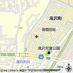 北海道函館市滝沢町11-52周辺の地図