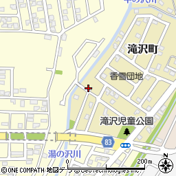 北海道函館市滝沢町11-54周辺の地図