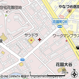 ドゥ．エ．タンドゥル洋菓子店函館花園店周辺の地図