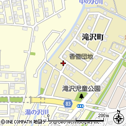 北海道函館市滝沢町11-51周辺の地図
