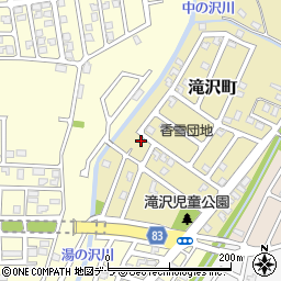 北海道函館市滝沢町11-50周辺の地図