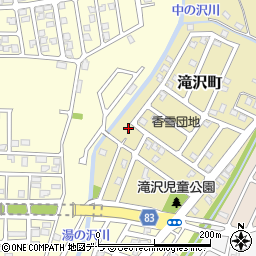 北海道函館市滝沢町11-49周辺の地図