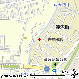 北海道函館市滝沢町11-48周辺の地図
