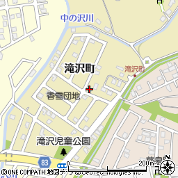 北海道函館市滝沢町11-21周辺の地図