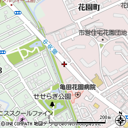 函館市住宅都市施設公社（一般財団法人）　住宅管理部市営住宅管理課・道営住宅管理課周辺の地図