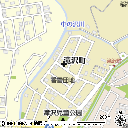 北海道函館市滝沢町9-18周辺の地図