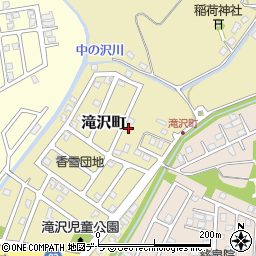 北海道函館市滝沢町11-24周辺の地図