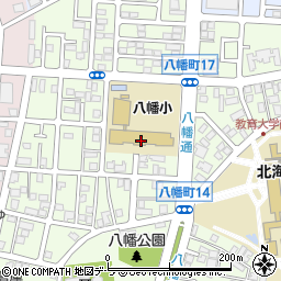 函館市立八幡小学校周辺の地図