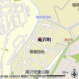 北海道函館市滝沢町9-16周辺の地図