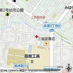 北海道函館市川原町4-9周辺の地図